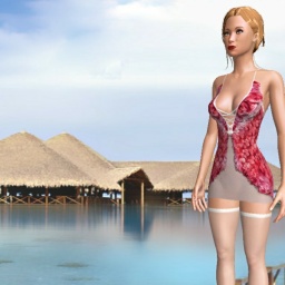 3Dsex game playing AChat community member  hot girl Yanita, 