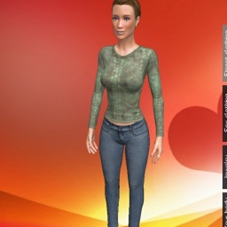 3D sex game community member heterosexual lecher girl Libibi, 