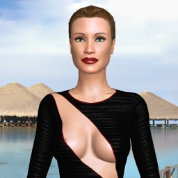 3Dsex game playing AChat community member bisexual fiend shemale Gine_gigi, 