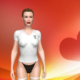 see bisexual lush girl SinisterZoe, USA,  while playing porn game online