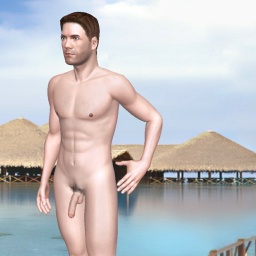 3Dsex game playing AChat community member heterosexual fiend boy Someonenew, 