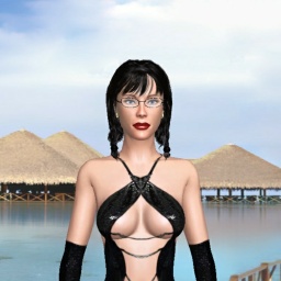 play virtual sex games with mate heterosexual vuloptuous girl Lunabelle, shy but friendly.