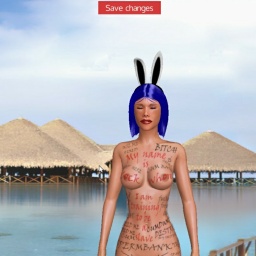 3Dsex game playing AChat community member  hot girl Ricebunny, 