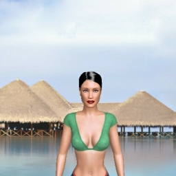 for 3D virtual sex game, join and contact heterosexual lush girl Shosa, 