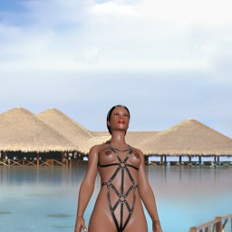 hot  hot girl Liusiqi,  enjoys online 3Dsex