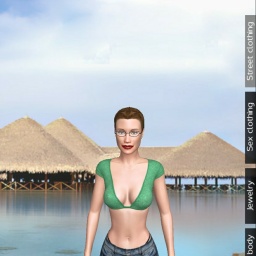 3Dsex game playing AChat community member bisexual lush girl BlueShed, 