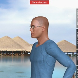 3D sex game community member heterosexual sensual boy Pedri, France, 