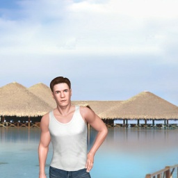 try virtual 3D sex with heterosexual brute boy Theburger, 