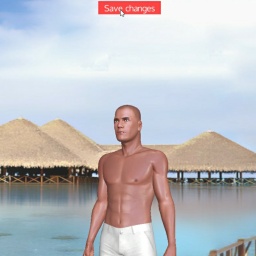 Free virtual sex games fan Waevah in AChat 3D Adult World