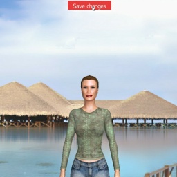 free 3D sex game adventures with bisexual romantic girl Cristine, 