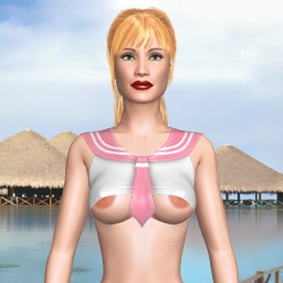 best sim sex game online with heterosexual sentimental girl AlliceIN, 