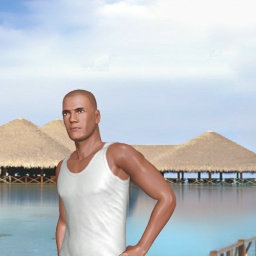 3Dsex game playing AChat community member heterosexual sentimental boy Juanca, 