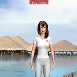 3Dsex game playing AChat community member  hot girl NinaLavica, 
