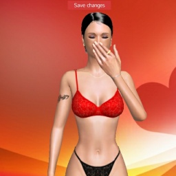 3Dsex game playing AChat community member bisexual sexy girl Luana_Izis, 