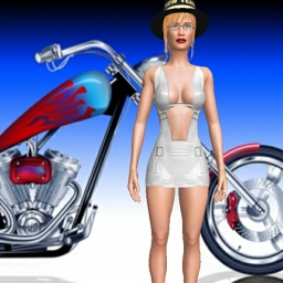 3Dsex game playing AChat community member heterosexual erotic girl Beckster, 