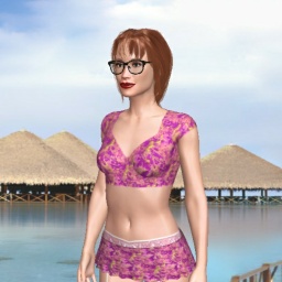 3D sex game community member bisexual devoted girl Anaisse, 