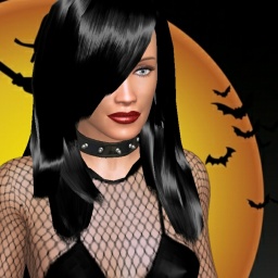 best sim sex game online with bisexual erotomanic shemale WitchEyes, Salem, Lydia, evill ass witch woman