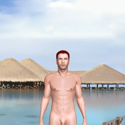 see heterosexual brute boy Gwathmey, USA,  while playing porn game online