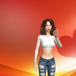 enjoy virtual sex games with mates like heterosexual fond girl Sarays, spain, 