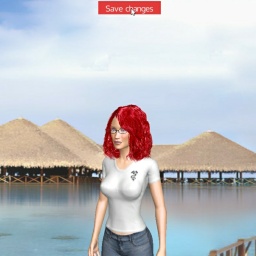 connect and play virtual 3D sex with bisexual pervert shemale Velura, 