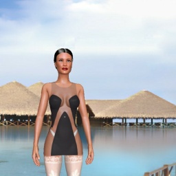 3Dsex game playing AChat community member bisexual sentimental girl SexySam99, 