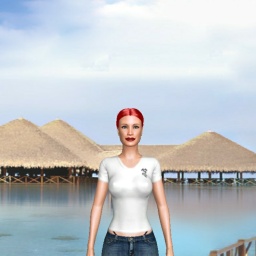 Online sex games player ChloeFrost in 3D Sex World