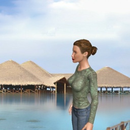 3Dsex game playing AChat community member  hot girl Delice, 