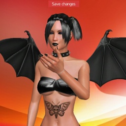 Free virtual sex games fan EmmyTS in AChat 3D Adult World