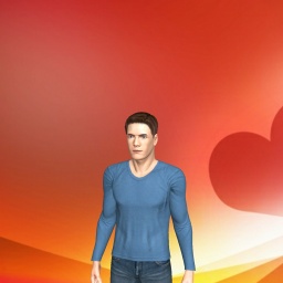 connect and play virtual 3D sex with heterosexual virile boy LONEWOLFtx, 