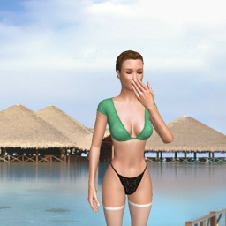 3D sex game community member bisexual nymphomaniac girl Zofia, 