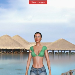 for 3D virtual sex game, join and contact bisexual sensual shemale Samirao, Brazil, 