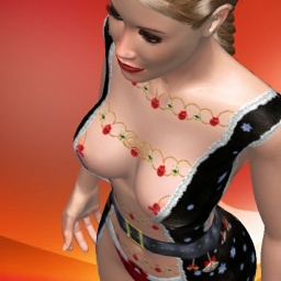 3Dsex game playing AChat community member bisexual bugger girl Anitica, Slut, love to be used