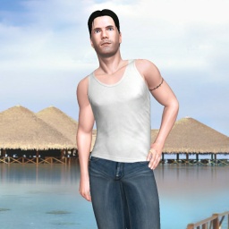 for 3D virtual sex game, join and contact heterosexual sensual boy Nileur, Argentina, 