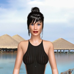 3Dsex game playing AChat community member bisexual passionate girl YunSen, Funshine, talking monkey is here