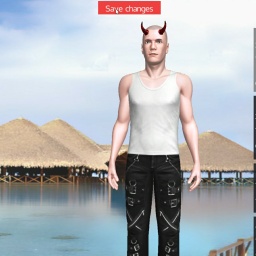 hot  pleasant boy Bicho,  enjoys online 3Dsex