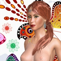 see bisexual brute shemale Yollis,  while playing porn game online