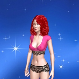 best sim sex game online with  easygoing girl RedHeadNini, germany, who shall make the clown laugh?