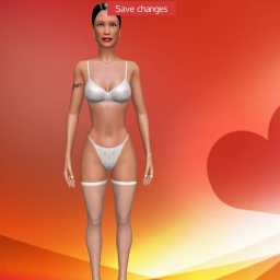 see heterosexual romantic girl Silvia, Croatia,  while playing porn game online