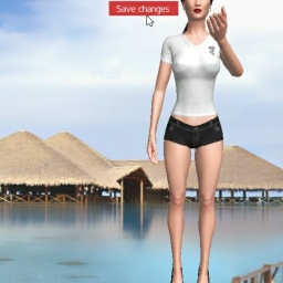 3Dsex game playing AChat community member heterosexual fond girl Viki_Rose, 