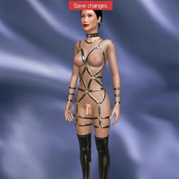 connect and play virtual 3D sex with homosexual brute shemale Latexgirl, 