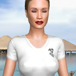 hot heterosexual amorous girl MissAXA, Gemany,  enjoys online 3Dsex