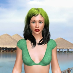 free 3D sex game adventures with  hot shemale Zenobie, 