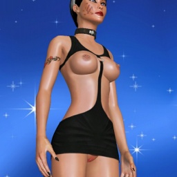 3Dsex game playing AChat community member bisexual erotomanic girl Bluess, Submissive, 