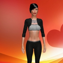 3Dsex game playing AChat community member heterosexual passionate girl Remavene, 
