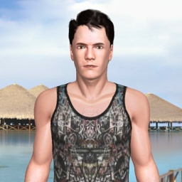 connect and play virtual 3D sex with homosexual hot boy Enguerand, 