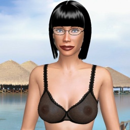 hot homosexual sodomist shemale SwishRozz, TR,  enjoys online 3Dsex