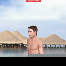 3Dsex game playing AChat community member heterosexual sexy boy Hehehe98, 