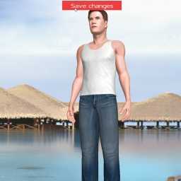 free 3D sex game adventures with heterosexual hot boy LazyTon, 