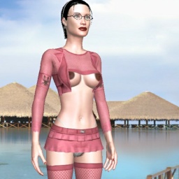 3D sex game community member heterosexual hot girl Niinami, Germany, 
