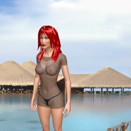 enjoy virtual sex games with mates like bisexual garrulous girl HaloEffect, 